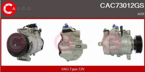Casco CAC73012GS - Compressore, Climatizzatore www.autoricambi360.it
