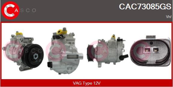 Casco CAC73085GS - Compressore, Climatizzatore www.autoricambi360.it
