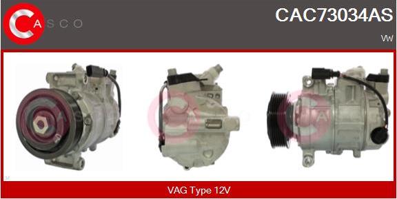 Casco CAC73034AS - Compressore, Climatizzatore www.autoricambi360.it