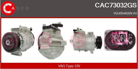 Casco CAC73032GS - Compressore, Climatizzatore www.autoricambi360.it