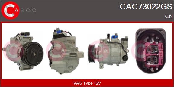 Casco CAC73022GS - Compressore, Climatizzatore www.autoricambi360.it