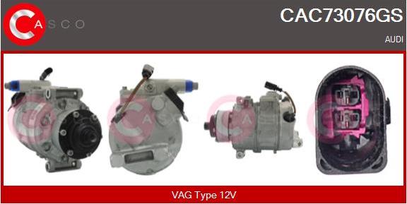 Casco CAC73076GS - Compressore, Climatizzatore www.autoricambi360.it
