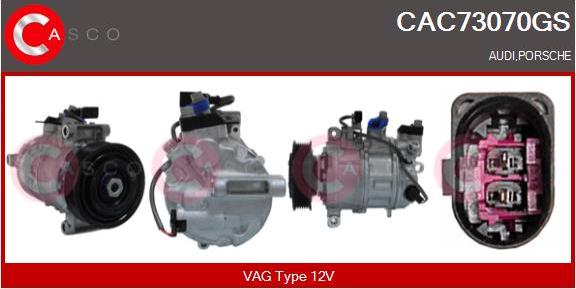 Casco CAC73070GS - Compressore, Climatizzatore www.autoricambi360.it