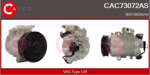 Casco CAC73072AS - Compressore, Climatizzatore www.autoricambi360.it