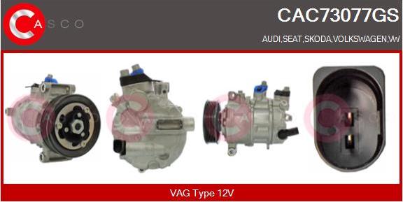 Casco CAC73077GS - Compressore, Climatizzatore www.autoricambi360.it