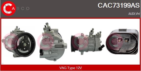 Casco CAC73199AS - Compressore, Climatizzatore www.autoricambi360.it