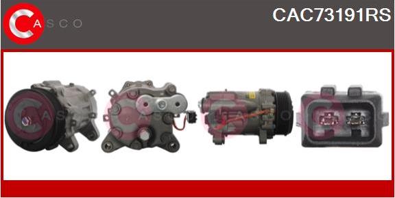 Casco CAC73191RS - Compressore, Climatizzatore www.autoricambi360.it
