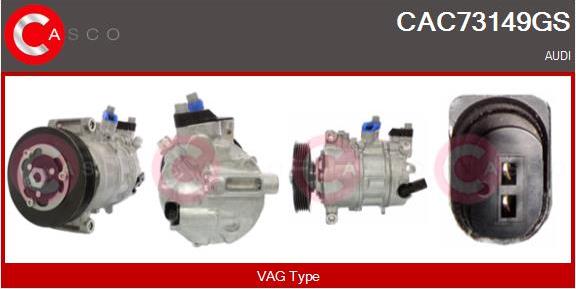 Casco CAC73149GS - Compressore, Climatizzatore www.autoricambi360.it