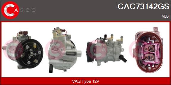 Casco CAC73142GS - Compressore, Climatizzatore www.autoricambi360.it
