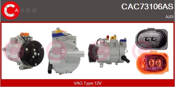 Casco CAC73106AS - Compressore, Climatizzatore www.autoricambi360.it