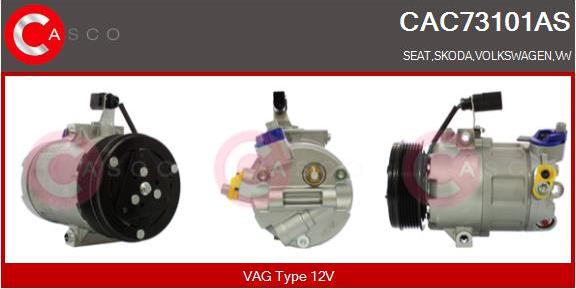 Casco CAC73101AS - Compressore, Climatizzatore www.autoricambi360.it