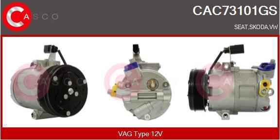 Casco CAC73101GS - Compressore, Climatizzatore www.autoricambi360.it
