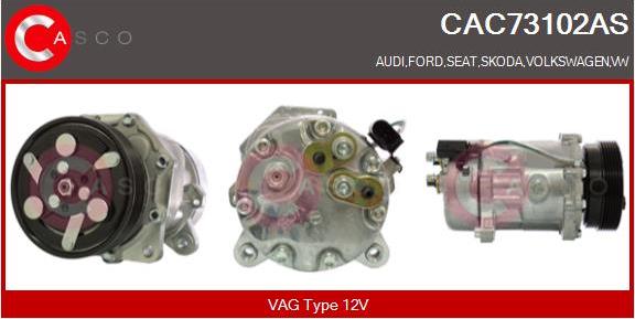 Casco CAC73102AS - Compressore, Climatizzatore www.autoricambi360.it