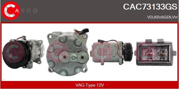 Casco CAC73133GS - Compressore, Climatizzatore www.autoricambi360.it