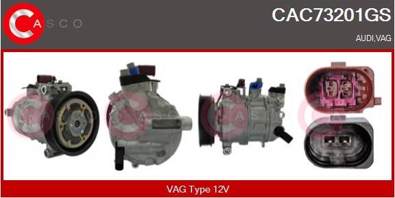 Casco CAC73201GS - Compressore, Climatizzatore www.autoricambi360.it