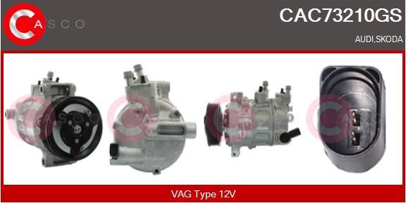 Casco CAC73210GS - Compressore, Climatizzatore www.autoricambi360.it