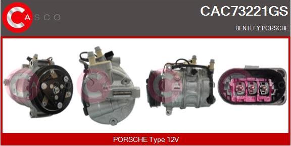 Casco CAC73221GS - Compressore, Climatizzatore www.autoricambi360.it