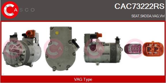 Casco CAC73222RS - Compressore, Climatizzatore www.autoricambi360.it