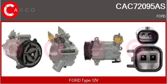 Casco CAC72095AS - Compressore, Climatizzatore www.autoricambi360.it