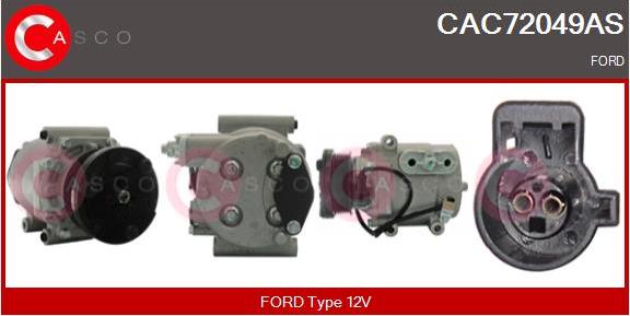 Casco CAC72049AS - Compressore, Climatizzatore www.autoricambi360.it