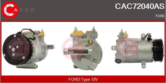 Casco CAC72040AS - Compressore, Climatizzatore www.autoricambi360.it