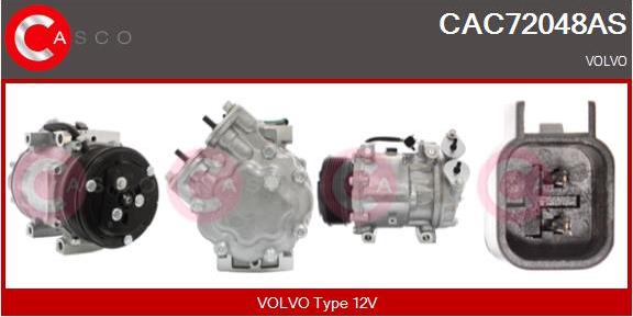 Casco CAC72048AS - Compressore, Climatizzatore www.autoricambi360.it