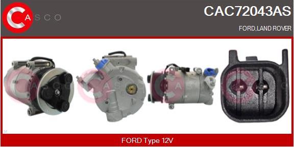 Casco CAC72043AS - Compressore, Climatizzatore www.autoricambi360.it