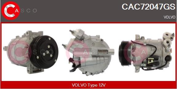 Casco CAC72047GS - Compressore, Climatizzatore www.autoricambi360.it