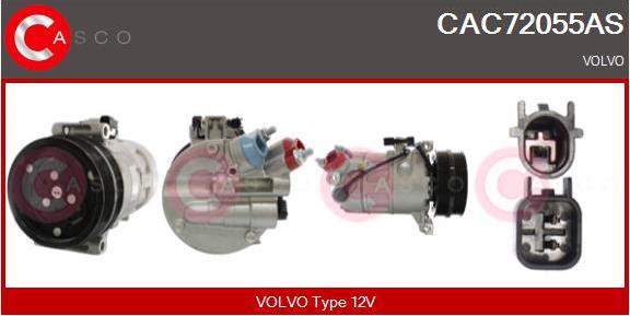 Casco CAC72055AS - Compressore, Climatizzatore www.autoricambi360.it