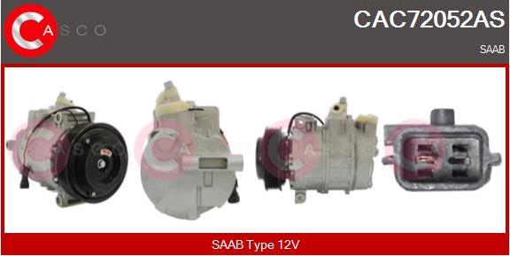 Casco CAC72052AS - Compressore, Climatizzatore www.autoricambi360.it