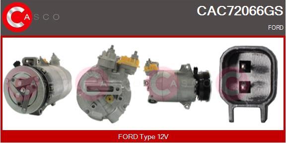 Casco CAC72066GS - Compressore, Climatizzatore www.autoricambi360.it