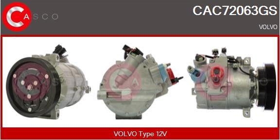 Casco CAC72063GS - Compressore, Climatizzatore www.autoricambi360.it