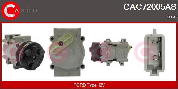 Casco CAC72005AS - Compressore, Climatizzatore www.autoricambi360.it
