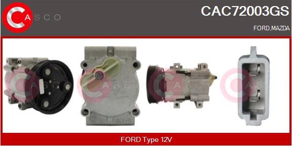 Casco CAC72003GS - Compressore, Climatizzatore www.autoricambi360.it