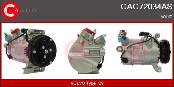 Casco CAC72034AS - Compressore, Climatizzatore www.autoricambi360.it