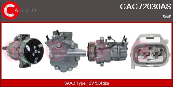 Casco CAC72030AS - Compressore, Climatizzatore www.autoricambi360.it