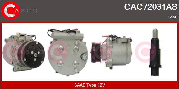 Casco CAC72031AS - Compressore, Climatizzatore www.autoricambi360.it