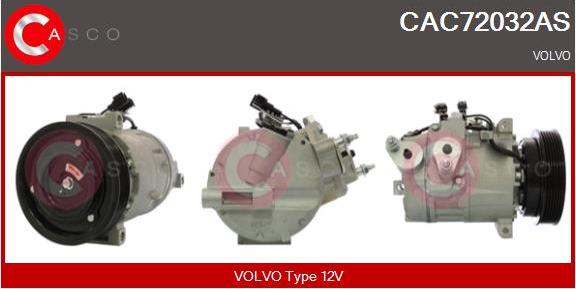 Casco CAC72032AS - Compressore, Climatizzatore www.autoricambi360.it