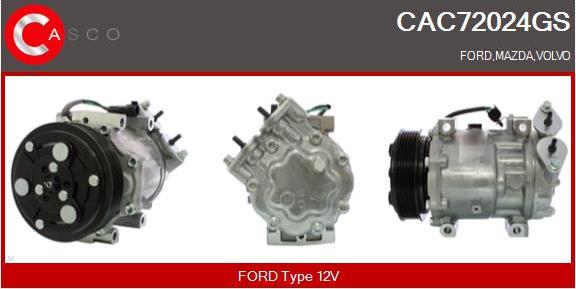 Casco CAC72024GS - Compressore, Climatizzatore www.autoricambi360.it