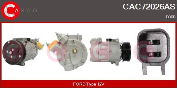 Casco CAC72026AS - Compressore, Climatizzatore www.autoricambi360.it