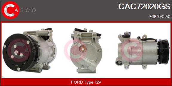 Casco CAC72020GS - Compressore, Climatizzatore www.autoricambi360.it