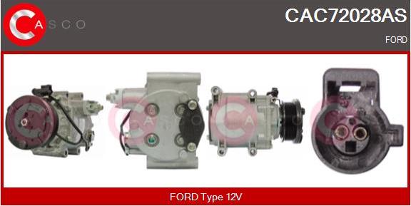 Casco CAC72028AS - Compressore, Climatizzatore www.autoricambi360.it