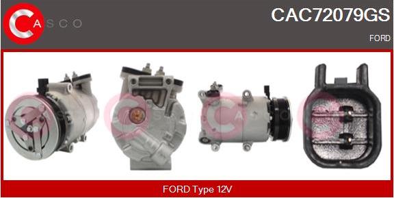 Casco CAC72079GS - Compressore, Climatizzatore www.autoricambi360.it