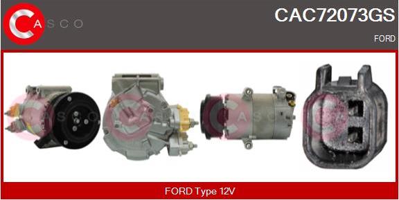 Casco CAC72073GS - Compressore, Climatizzatore www.autoricambi360.it