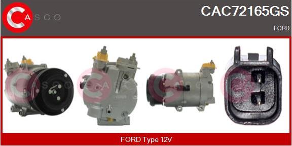 Casco CAC72165GS - Compressore, Climatizzatore www.autoricambi360.it