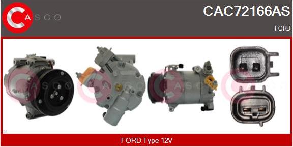 Casco CAC72166AS - Compressore, Climatizzatore www.autoricambi360.it