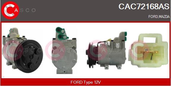 Casco CAC72168AS - Compressore, Climatizzatore www.autoricambi360.it