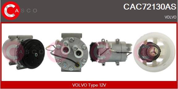Casco CAC72130AS - Compressore, Climatizzatore www.autoricambi360.it