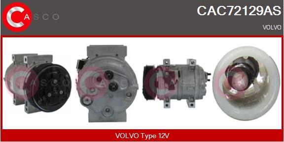 Casco CAC72129AS - Compressore, Climatizzatore www.autoricambi360.it