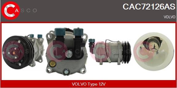 Casco CAC72126AS - Compressore, Climatizzatore www.autoricambi360.it